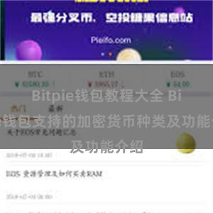 Bitpie钱包教程大全 Bitpie钱包支持的加密货币种类及功能介绍