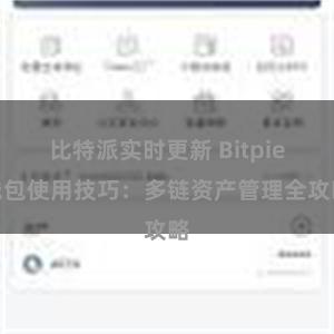 比特派实时更新 Bitpie钱包使用技巧：多链资产管理全攻略