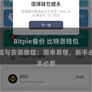 Bitpie备份 比特派钱包下载与安装教程：简单易懂，新手必看