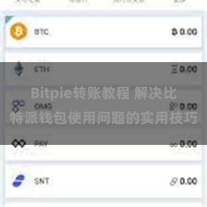 Bitpie转账教程 解决比特派钱包使用问题的实用技巧