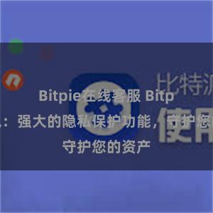 Bitpie在线客服 Bitpie钱包：强大的隐私保护功能，守护您的资产