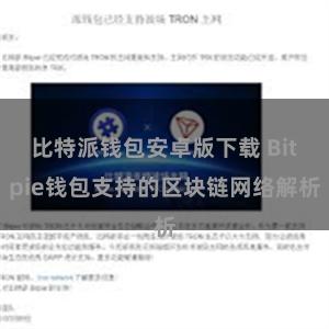 比特派钱包安卓版下载 Bitpie钱包支持的区块链网络解析