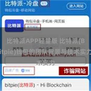 比特派APP轻量版 比特派(Bitpie)钱包的团队背景与技术实力